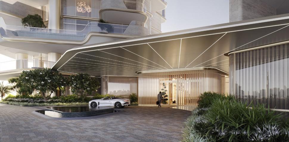 Imagini spectaculoase cu doi zgârie-nori, conectați printr-o piscină suspendată, în Dubai 945564