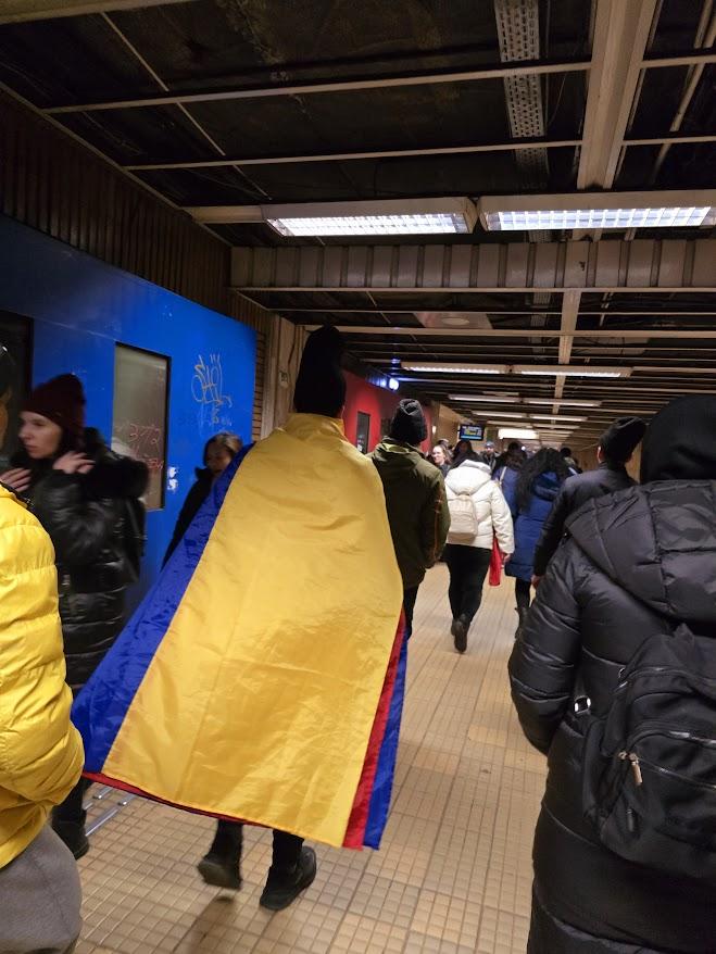 Ce nu s-a văzut la televizor de la protestul AUR. Reportaj incognito în mijlocul manifestanților. „Poate că George nu e în Polonia” 945865