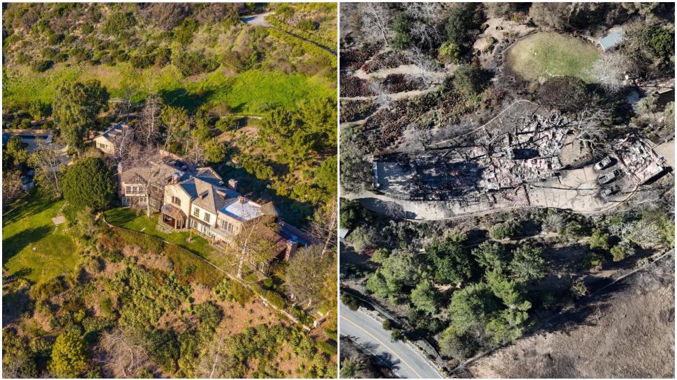 Cum arăta în interior casa de 14,5 milioane de dolari a lui Mel Gibson înainte de a fi făcută scrum de incendiul din Los Angeles  946627