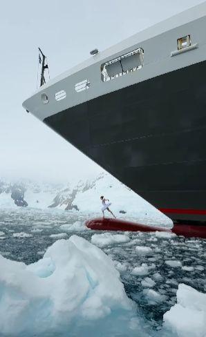 Imagini virale cu o balerină care dansează în Antarctica au declanșat un scandal pe internet. Care este motivul 949895