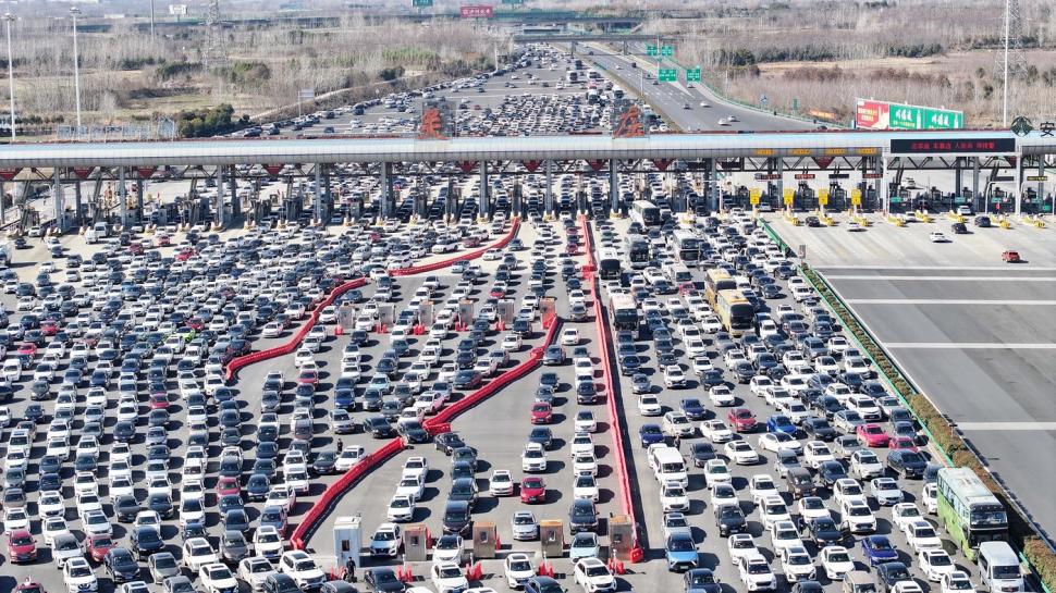 Cum arată, de fapt, un ambuteiaj auto 950102