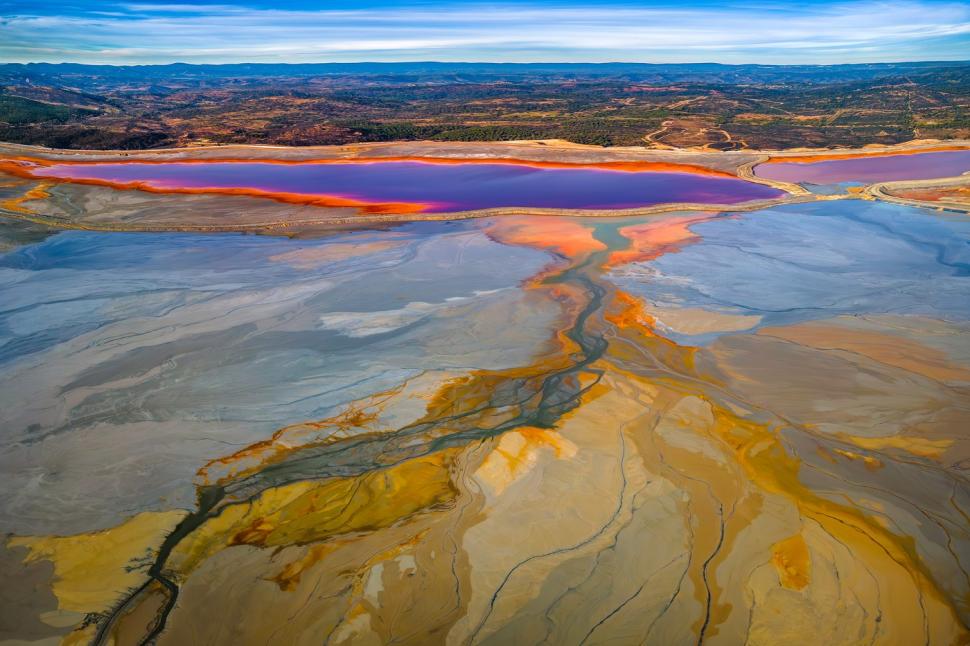 Peisaj rupt din filmele SF în sudul Spaniei. Oamenii de știință cred că locul deține cheia vieții pe Marte 950933