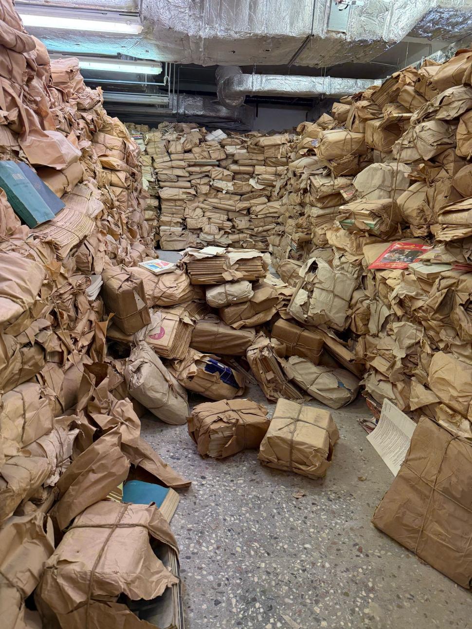 Comoara din beciul Bibliotecii Naționale. Cărți vechi și rare și milioane de documente care riscă să putrezească 952461