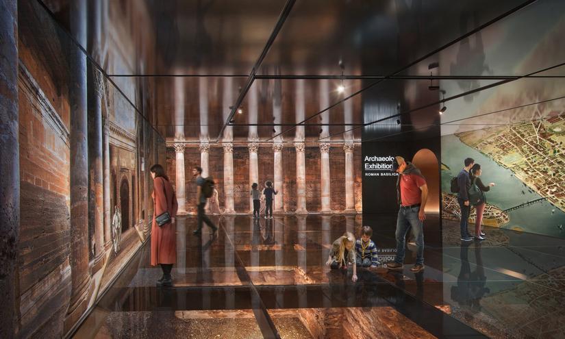 Descoperire arheologică „extraordinară”: În timp ce se demola o clădire, s-au găsit ruinele celei mai vechi bazilici romane din Londra 952215