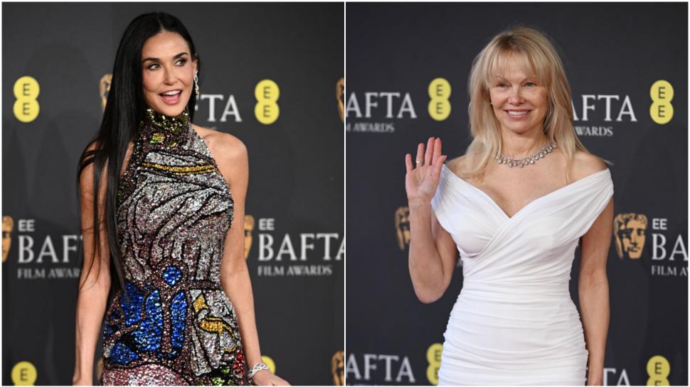 Cele mai spectaculoase apariții la BAFTA 2025. Demi Moore a strălucit la propriu, iar Pamela Anderson a venit nemachiată 952657
