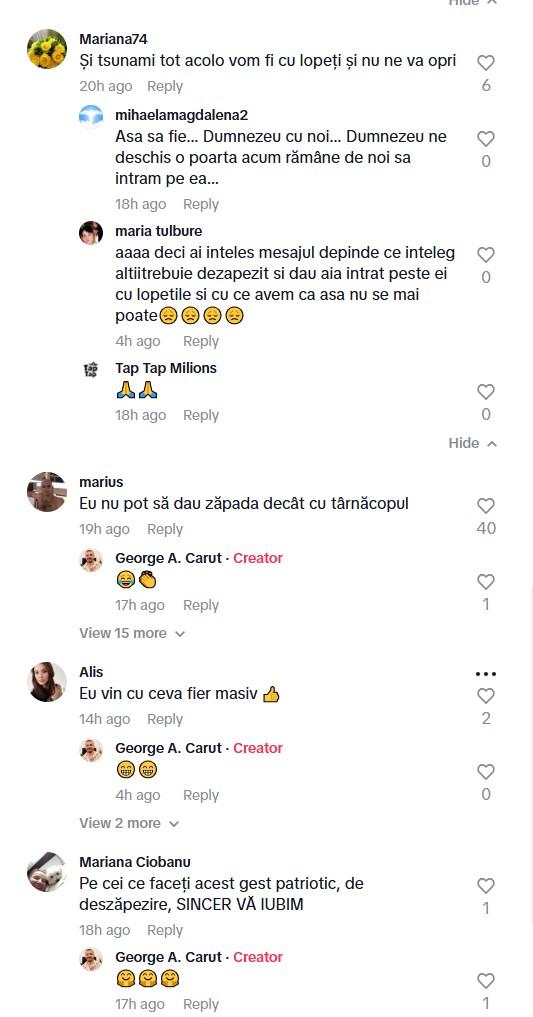Val de instigări la violență pe Tik Tok pentru protestul de sâmbătă. Susținătorii lui Călin Georgescu cheamă la ”vărsare de sânge”  953436