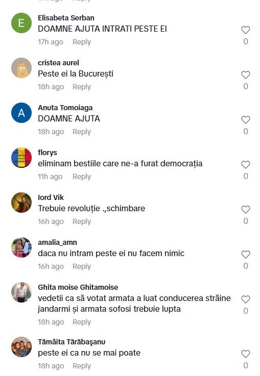 Val de instigări la violență pe Tik Tok pentru protestul de sâmbătă. Susținătorii lui Călin Georgescu cheamă la ”vărsare de sânge”  953443