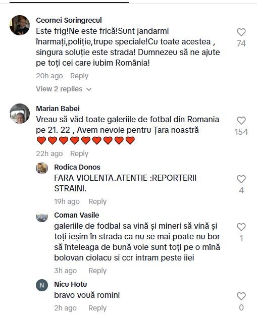 Val de instigări la violență pe Tik Tok pentru protestul de sâmbătă. Susținătorii lui Călin Georgescu cheamă la ”vărsare de sânge”  953451
