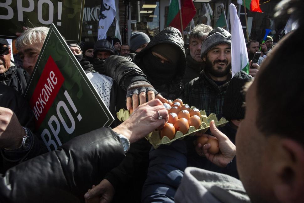 Proteste violente anti-UE în Bulgaria. Susținătorii unui partid pro-rus au incendiat reprezentanța Comisiei Europene la Sofia 953767