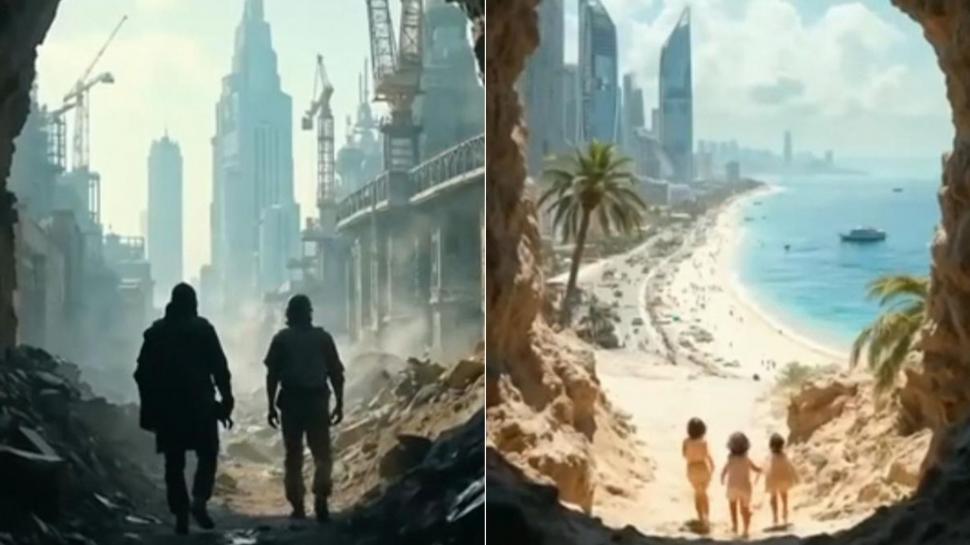 Trump arată un video cu Fâșia Gaza reconstruită, în viziunea sa: Stațiune turistică, cu zgârie-nori, discoteci şi dansatoare din buric 954415