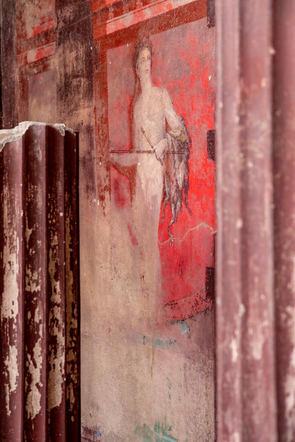 Descoperire arheologică „istorică” la Pompeii: O frescă antică enormă arată cum o femeie „se eliberează de ordinele masculine” 954658