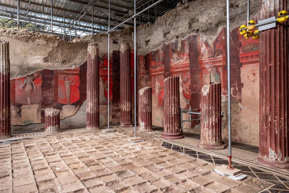 Descoperire arheologică „istorică” la Pompeii: O frescă antică enormă arată cum o femeie „se eliberează de ordinele masculine” 954663