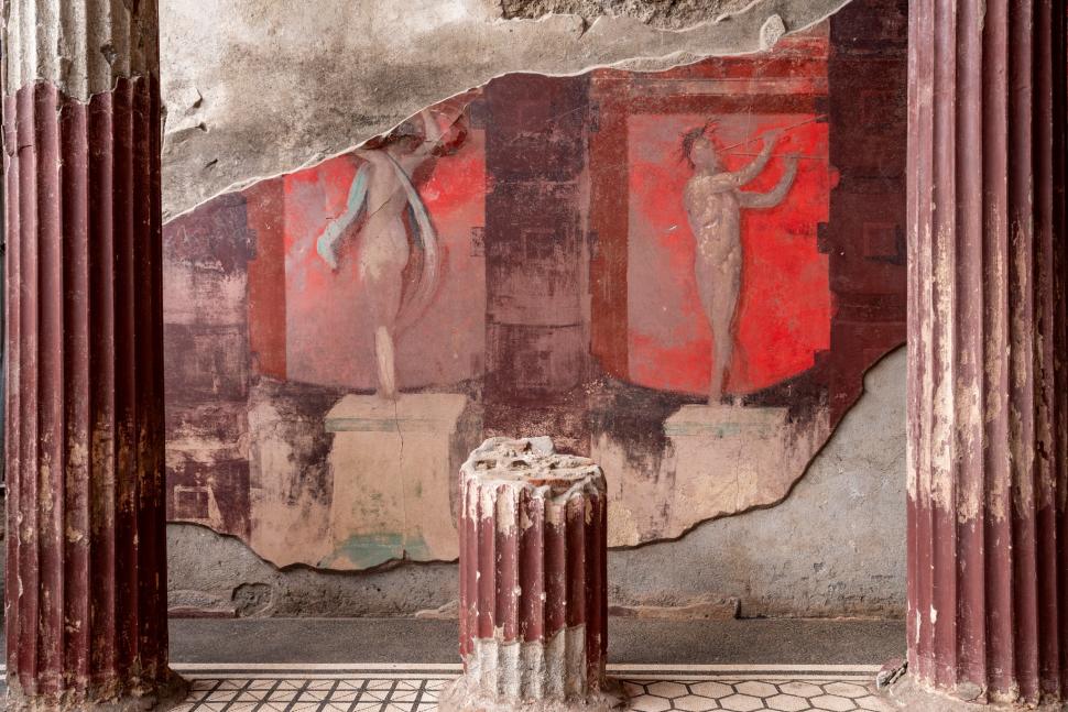 Descoperire arheologică „istorică” la Pompeii: O frescă antică enormă arată cum o femeie „se eliberează de ordinele masculine” 954665