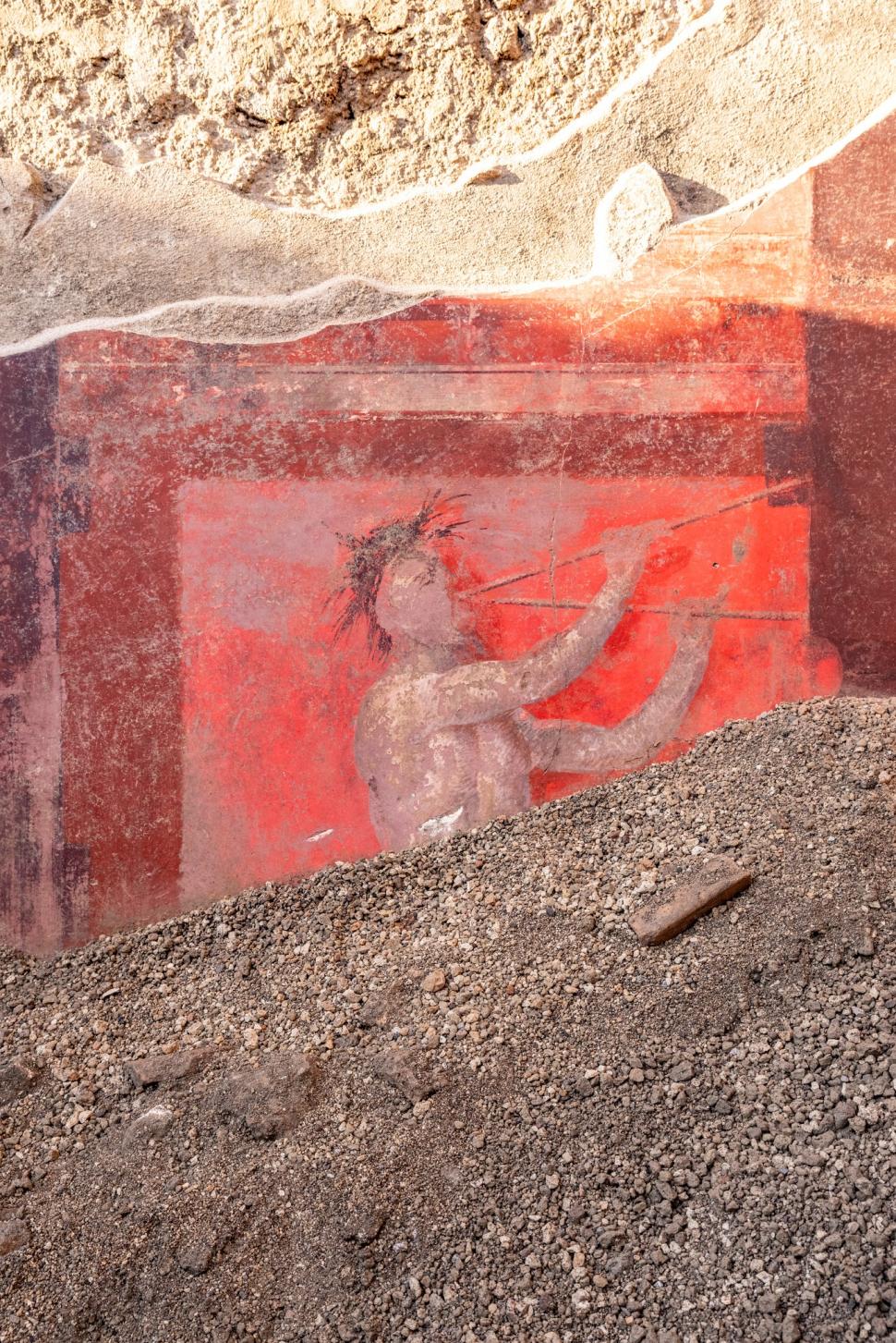 Descoperire arheologică „istorică” la Pompeii: O frescă antică enormă arată cum o femeie „se eliberează de ordinele masculine” 954668