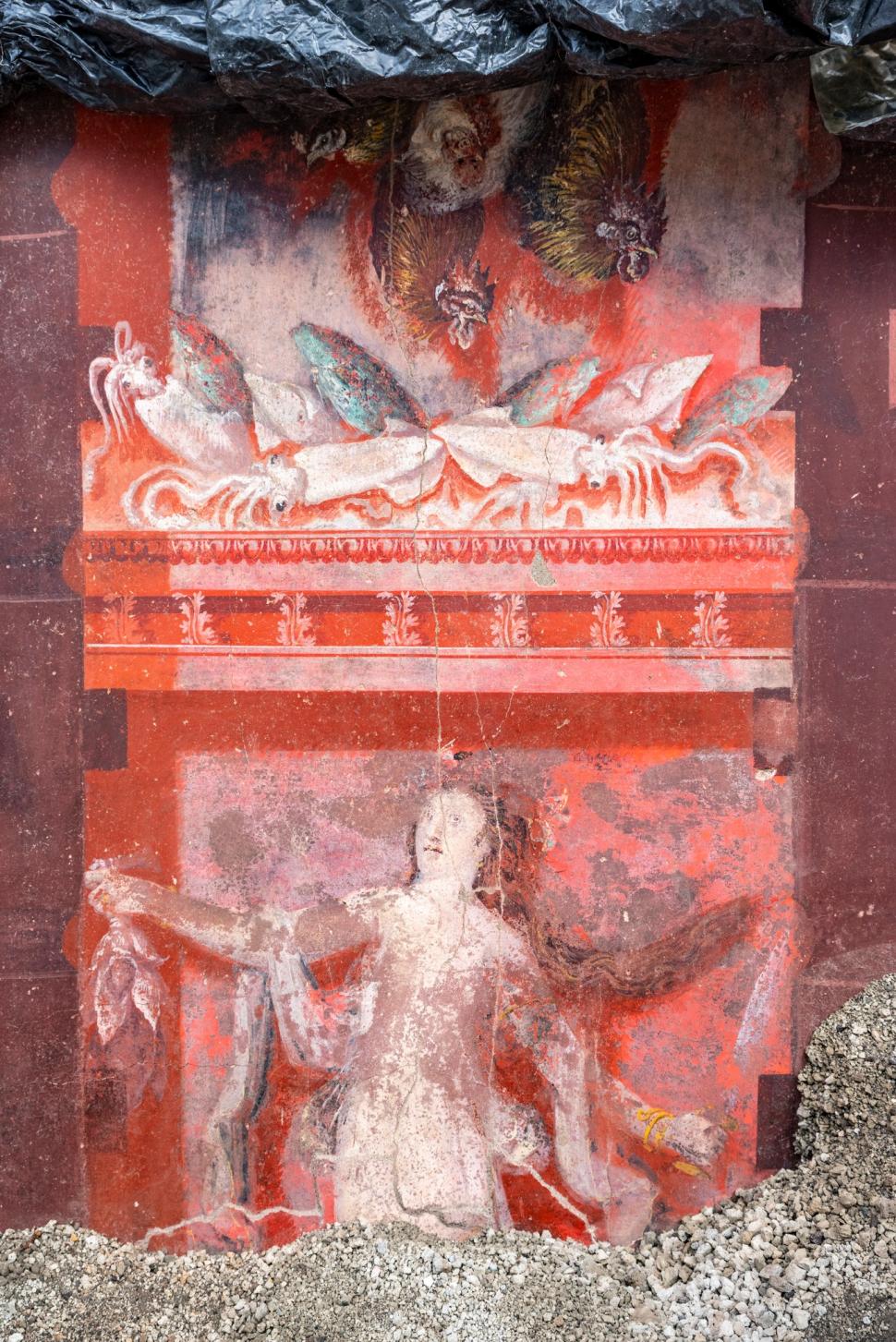 Descoperire arheologică „istorică” la Pompeii: O frescă antică enormă arată cum o femeie „se eliberează de ordinele masculine” 954670