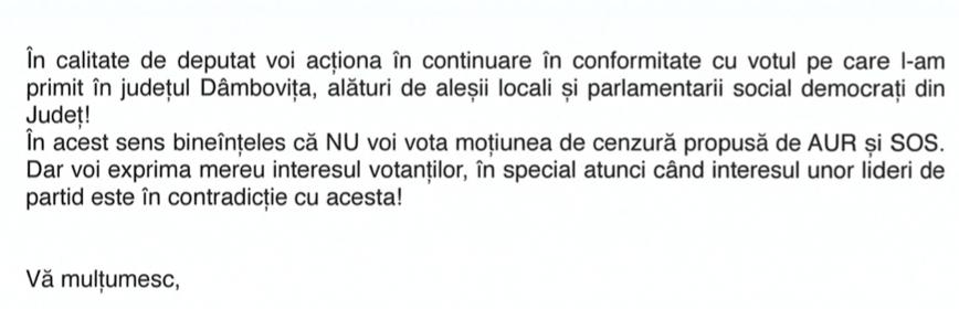 DOCUMENT. Victor Ponta s-a suspendat din PSD. Ce motive invocă în scrisoarea trimisă la partid 955013
