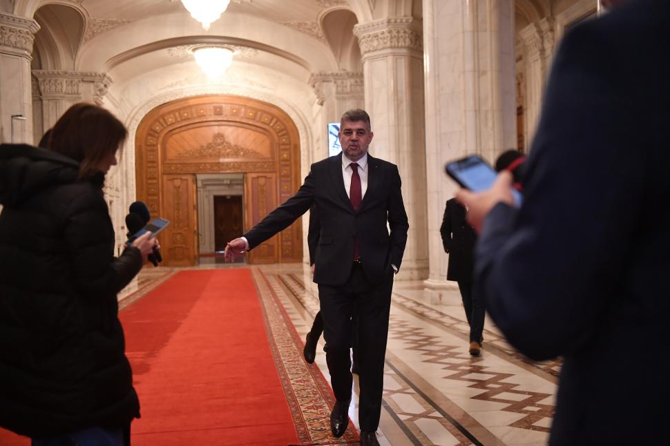 marcel ciolacu la parlament