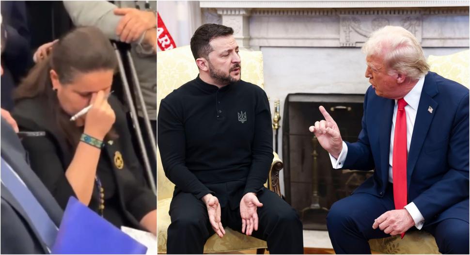 Cearta dintre Zelenski și Trump, în imagini. Jurnaliștii și diplomații prezenți în Biroul Oval au fost șocați 955122