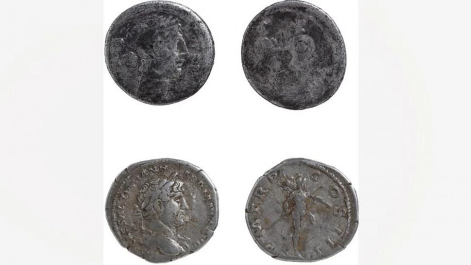 Descoperire arheologică care poate deveni „comoară”: Un tezaur de monede din argint, unele cu Marcus Aurelius, a fost găsit în UK 955849