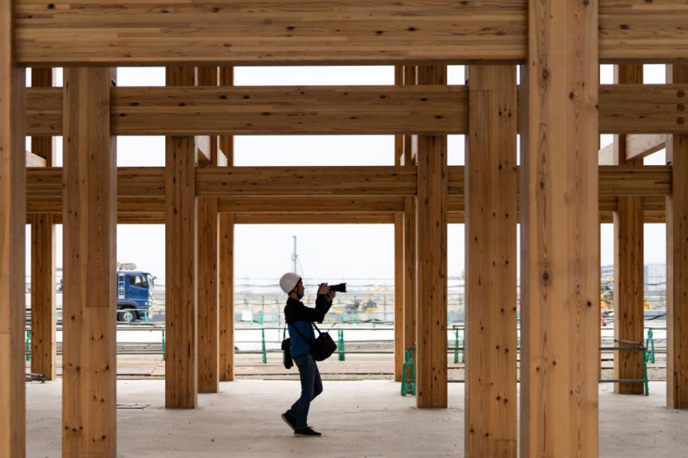 Record mondial: Un acoperiș uriaș a fost desemnat cea mai mare structură din lemn din lume. Unde este și cum arată „Grand Ring” 956069