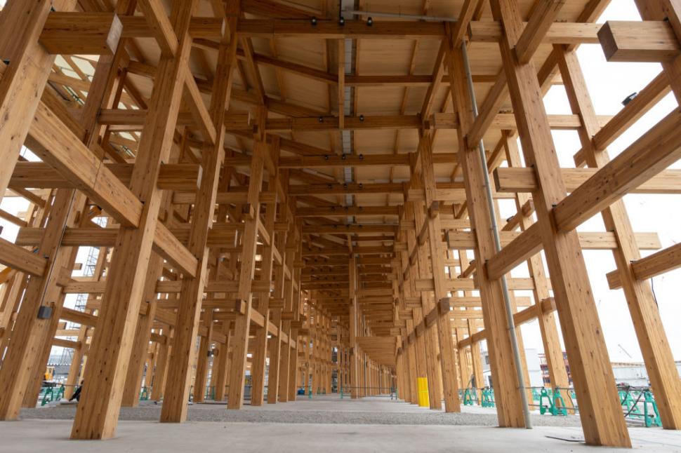 Record mondial: Un acoperiș uriaș a fost desemnat cea mai mare structură din lemn din lume. Unde este și cum arată „Grand Ring” 956078