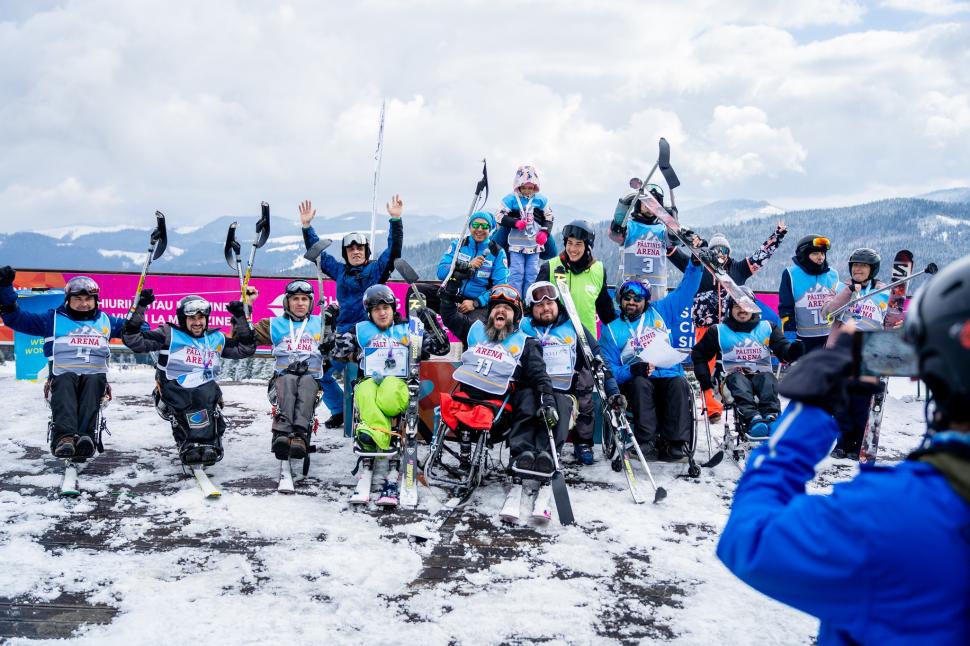 Premieră în România: Prima competiție oficială de schi pentru persoanele cu dizabilități locomotorii a avut loc la Păltiniș 956667