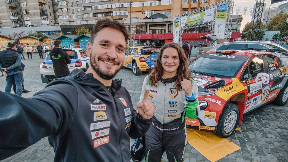 Francesca Maior este cel mai tânăr copilot de raliuri: „Am făcut chetă pentru a fi campioni europeni” 956728