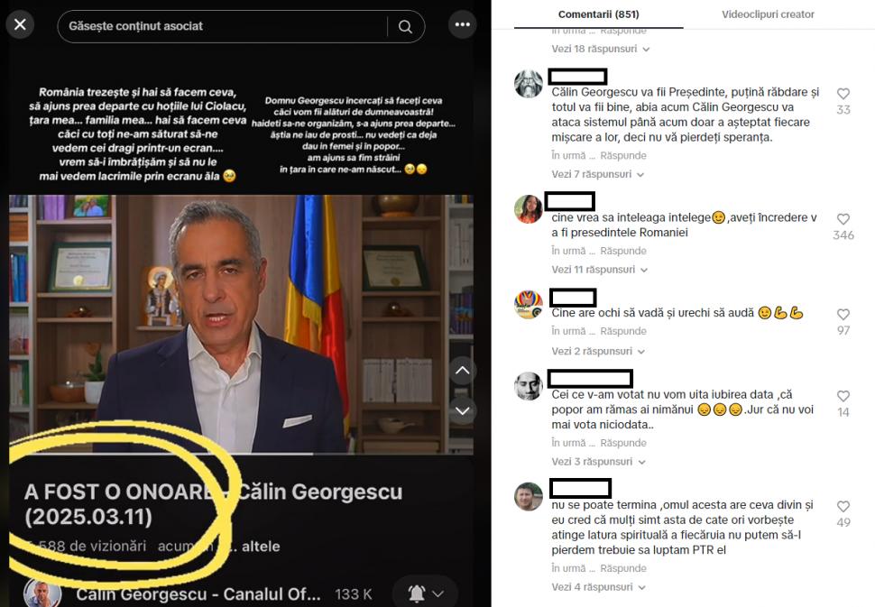 Lacrimi și jale între fanii lui Călin Georgescu după decizia CCR. Oana Zăvoranu a plâns live pe TikTok, pe bani 957494