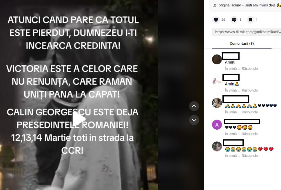 Lacrimi și jale între fanii lui Călin Georgescu după decizia CCR. Oana Zăvoranu a plâns live pe TikTok, pe bani 957495