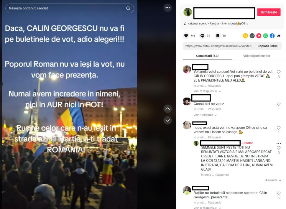 Lacrimi și jale între fanii lui Călin Georgescu după decizia CCR. Oana Zăvoranu a plâns live pe TikTok, pe bani 957503