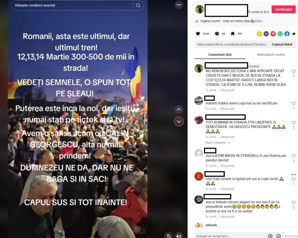 Lacrimi și jale între fanii lui Călin Georgescu după decizia CCR. Oana Zăvoranu a plâns live pe TikTok, pe bani 957512