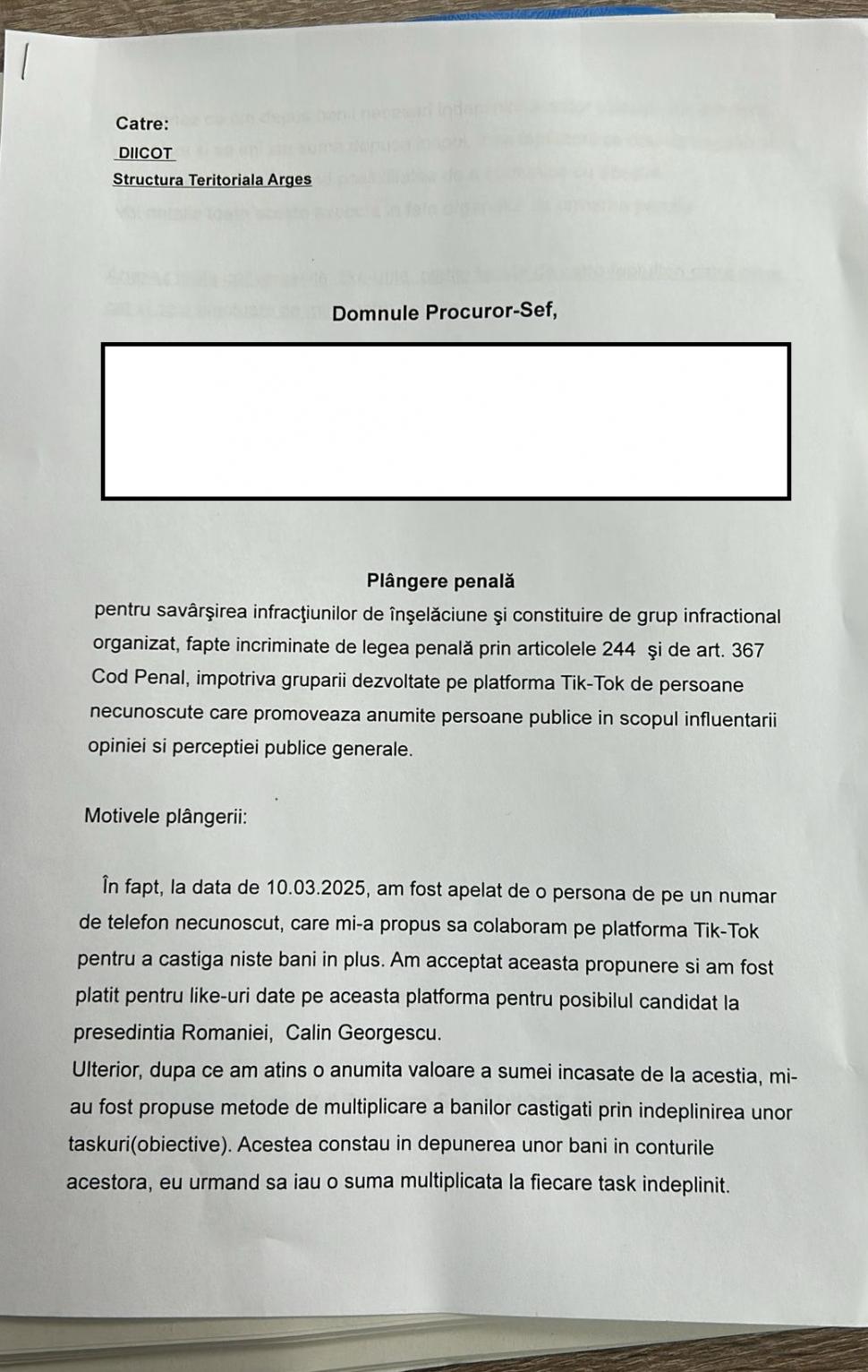 Țeapa ”Călin Georgescu”. Un bărbat a primit 1000 de lei pentru like-uri și apoi a fost furat de 8000 de lei. A depus plângere la DIICOT 958365