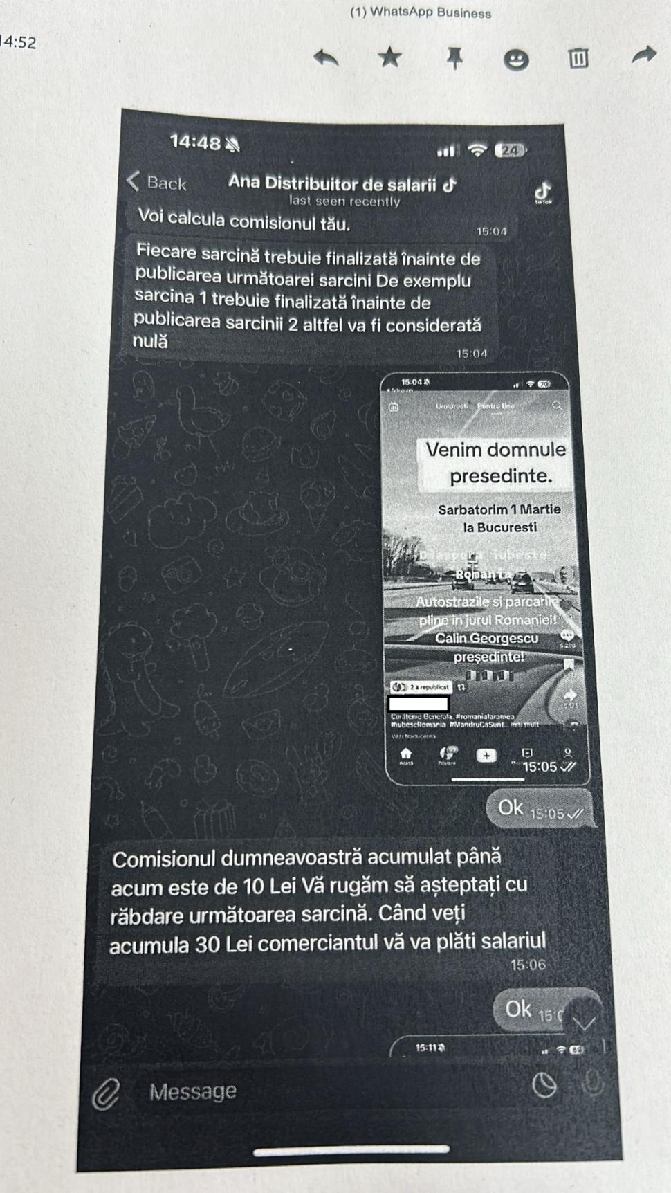 Țeapa ”Călin Georgescu”. Un bărbat a primit 1000 de lei pentru like-uri și apoi a fost furat de 8000 de lei. A depus plângere la DIICOT 958367