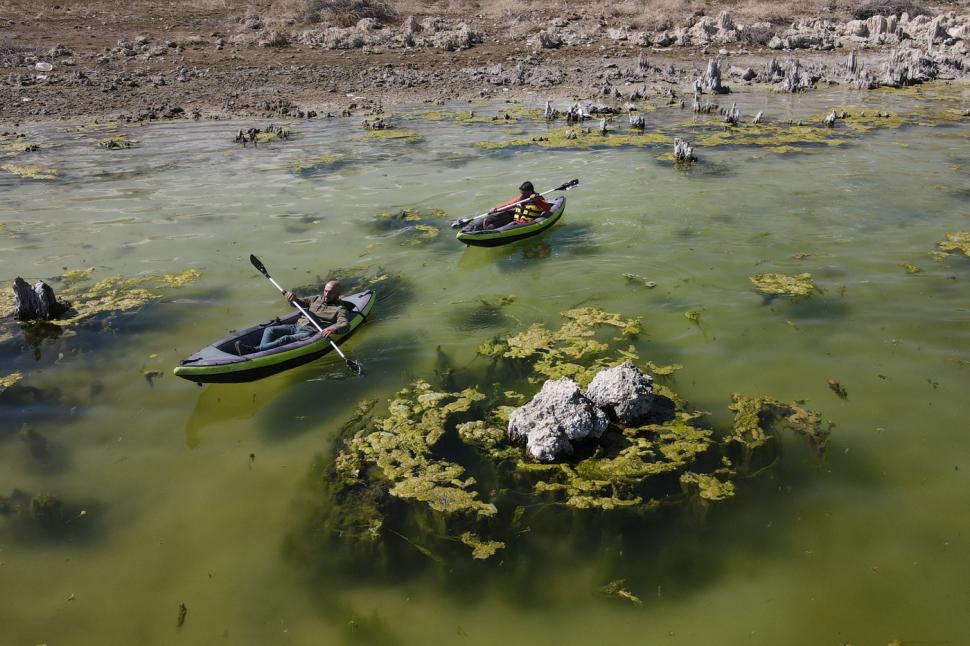 „Coșuri de zâne subacvatice” au apărut pe cel mai mare lac sărat din Turcia. Imaginile spectaculoase trag însă un semnal de alarmă 959430
