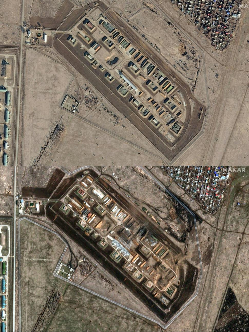 Baza unde Rusia își ține bombardierele nucleare, lovită cu drone. Imagini din satelit înainte și după atacul ucrainenilor 959561
