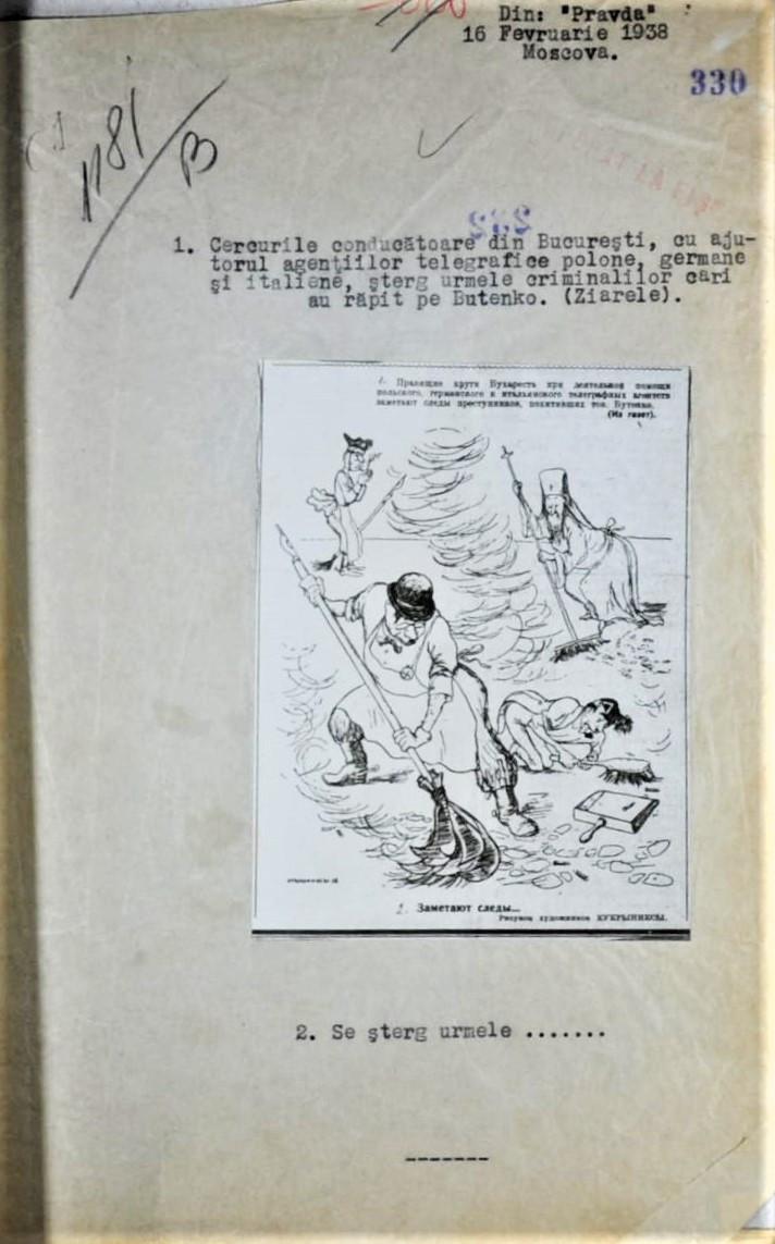 SRI a desecretizat documente din „Afacerea Butenko”: „Tratarea eronată a situaţiei ar fi putut conduce la un nou Sarajevo” 960652