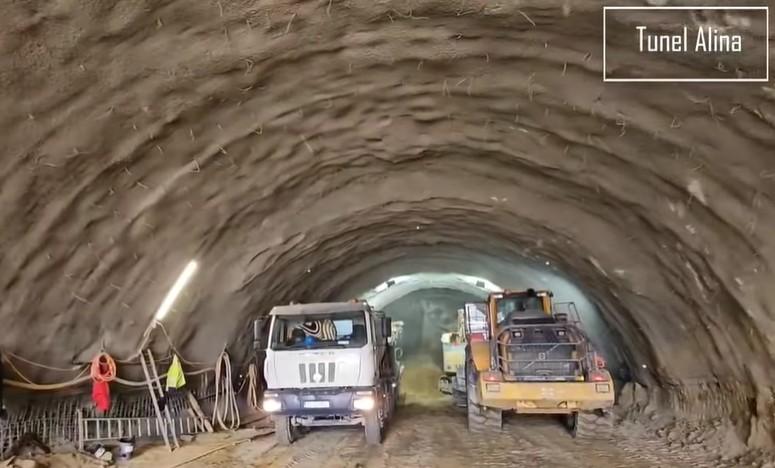 Imagini spectaculoase cu primul tunel de pe Autostrada Sibiu-Pitești. CNAIR: Circulația pe secțiunea 4 ar putea fi deschisă din 2026 960980