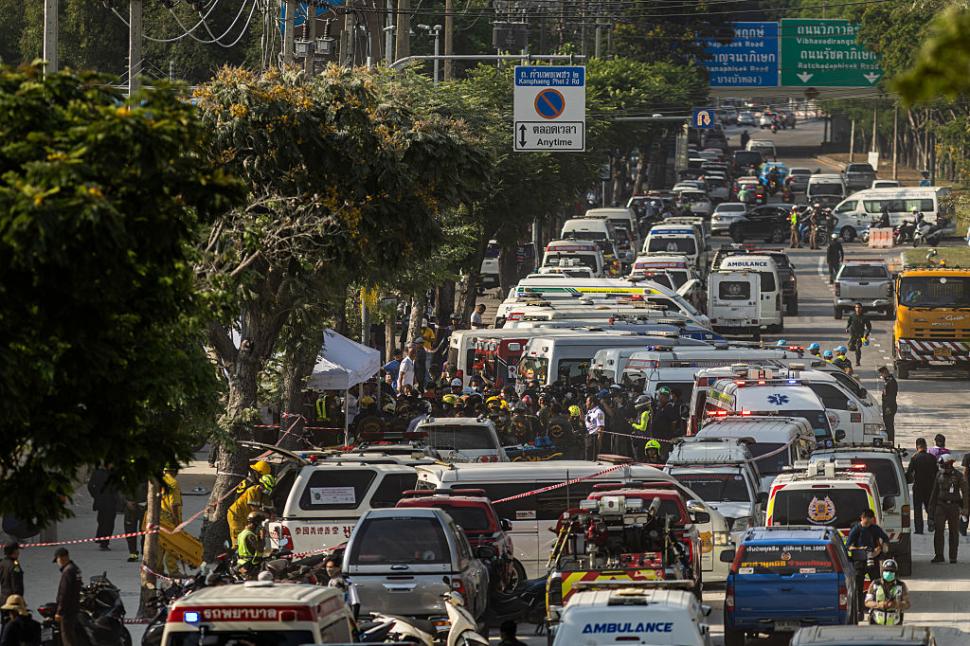 Dezastru de proporții în Myanmar. Bilanţul morţilor creşte la 1.600. Cutremurul de 7,7 a pus la pământ mii de clădiri 961143