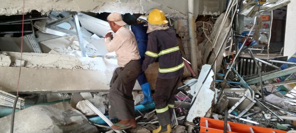 Două cutremure mari au lovit din nou Myanmar, unde sunt peste 1.700 de morți după seismul de vineri 961295