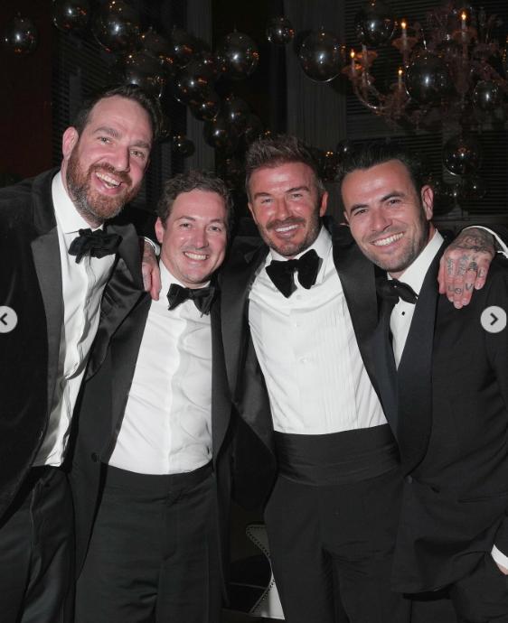 David Beckham şi-a sărbătorit în avans împlinirea a 50 de ani. Imagini de la petrecerea care a avut loc la Miami 961799