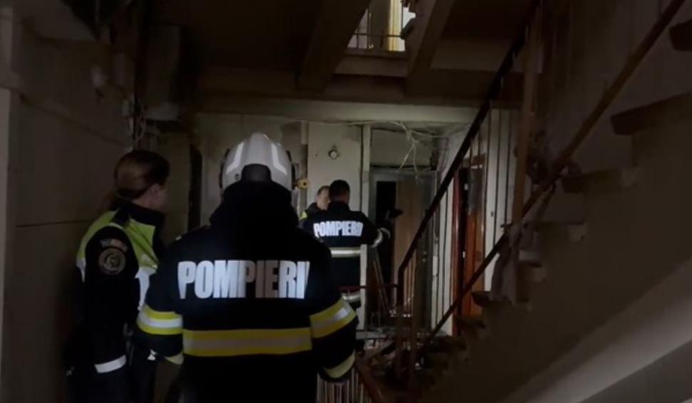 Explozie puternică într-un bloc din Ploiești. Opt persoane au fost evacuate, trei au suferit atacuri de panică 962132