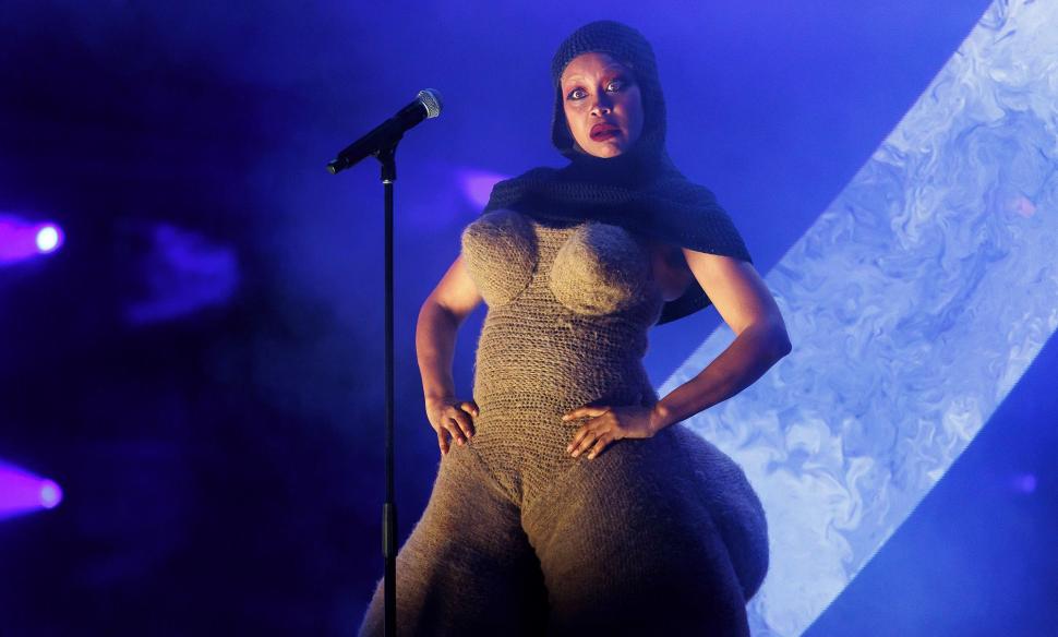 Cântăreața Erykah Badu a șocat cu costumul ei la premiile Billboard. Ținuța are, însă, un mesaj ascuns  962477