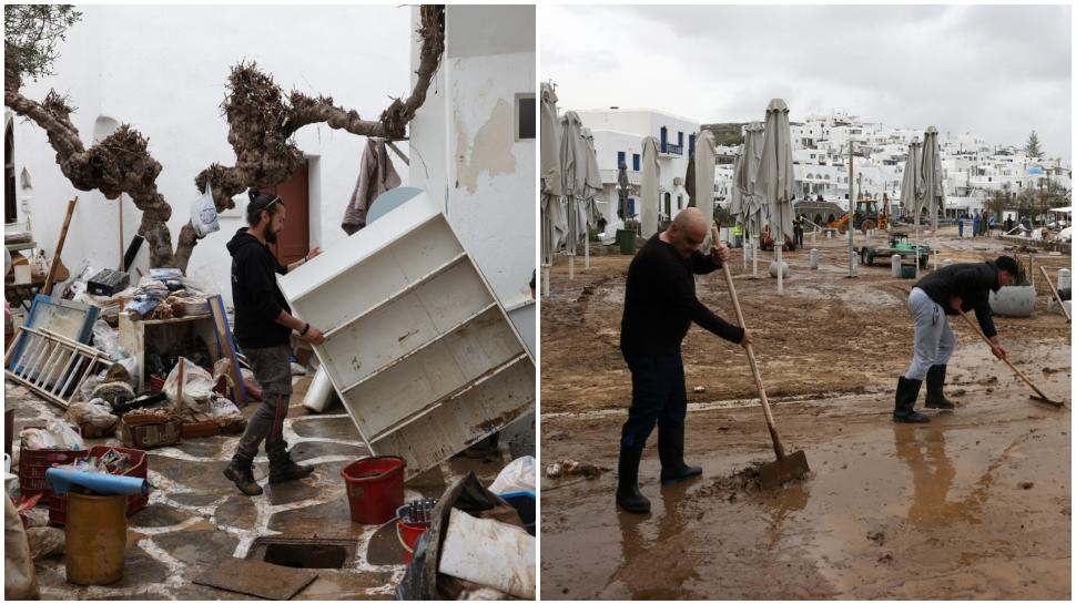 Devastate de inundații fulger, insulele grecești din Marea Egee se tem că nu vor fi pregătite la timp pentru vacanță: Catastrofă totală 962692