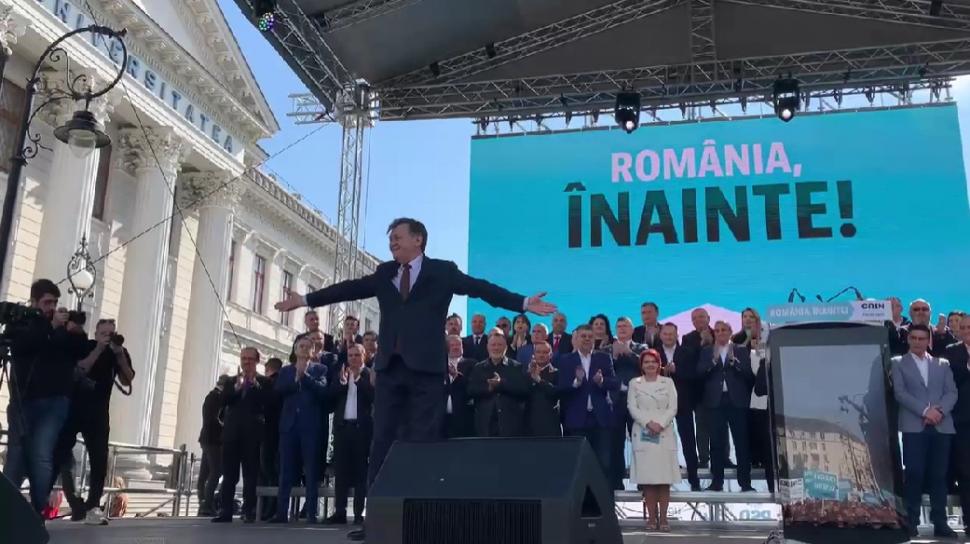 Primul miting din campania electorală, organizat de coaliție la Craiova. Crin Antonescu: Cel mai mare dușman e dezbinarea 962910