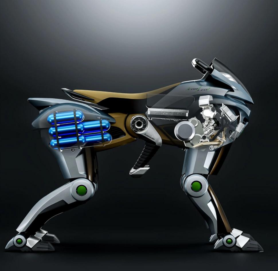 Robo-cal cu hidrogen. Kawasaki prezintă un concept controversat de vehicul al viitorului 963204