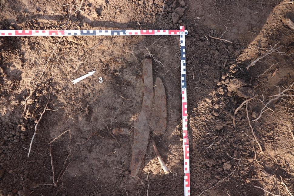 Un profesor a găsit arme şi unelte agricole de fier din perioada medievală într-o pădure din Prahova 963650