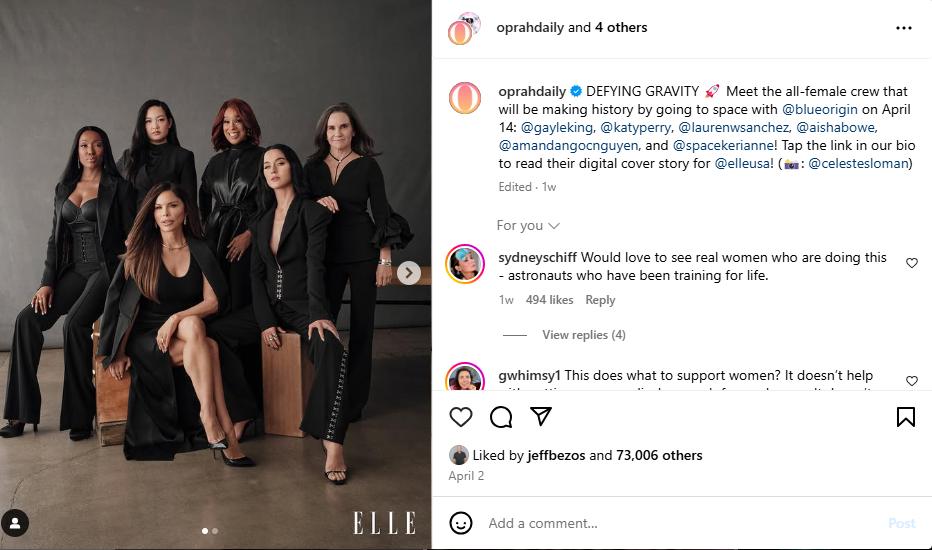 Cum a fost primul zbor doar cu femei în spațiu. Katie Perry a cântat în capsulă 964940