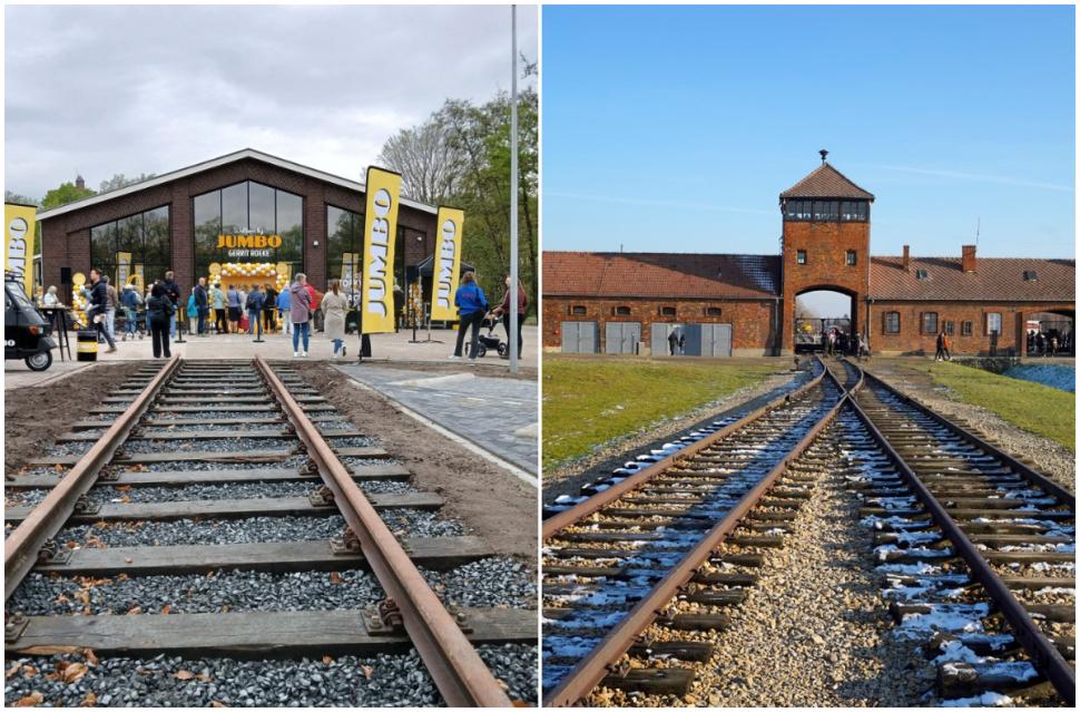 „Arată ca Auschwitz”. Val de critici după inaugurarea unui supermarket la capătul unor linii de tren 966280