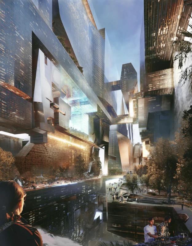 Megaorașul futurist în formă de zid, care va străbate deșertul din Arabia Saudită, prinde contur. Imagini de pe șantierul „The Line” 967736