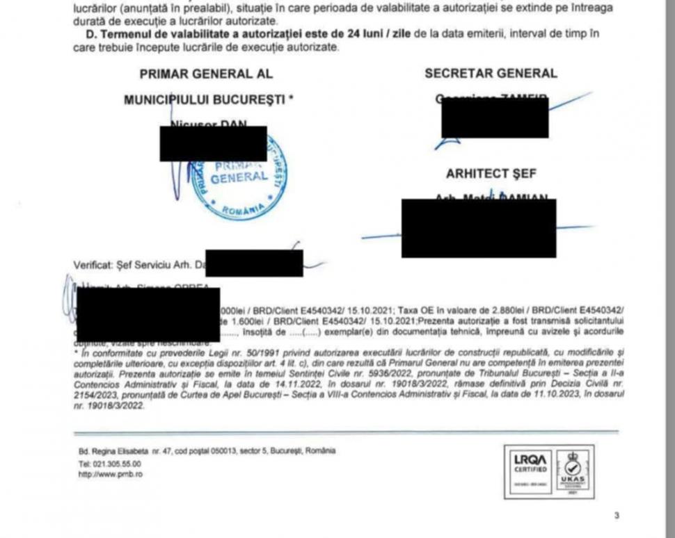 "Lebăda" lui Nicuşor. De ce a semnat autorizaţia pentru clinica oncologică Sanador cu 4 zile înainte de alegeri? 969251